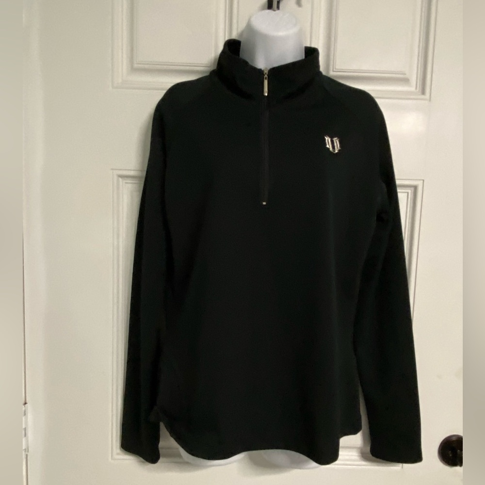 2- ELEVEN Black Quarter Zip T-Shirt